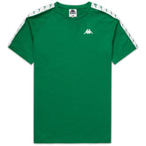 222 BANDA COEN SLIM Green Tee-white | Kappa online