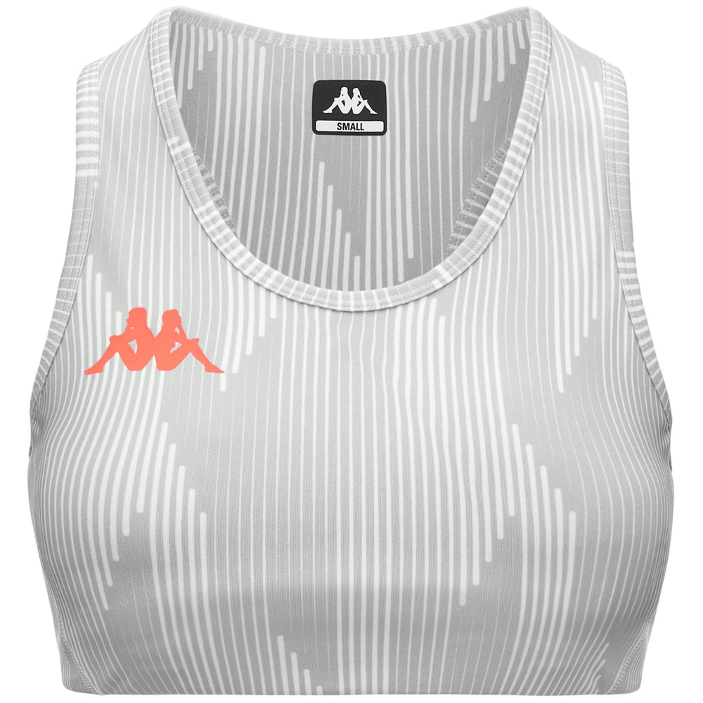 KOMBAT GACIN Grey Ash - White | Kappa US