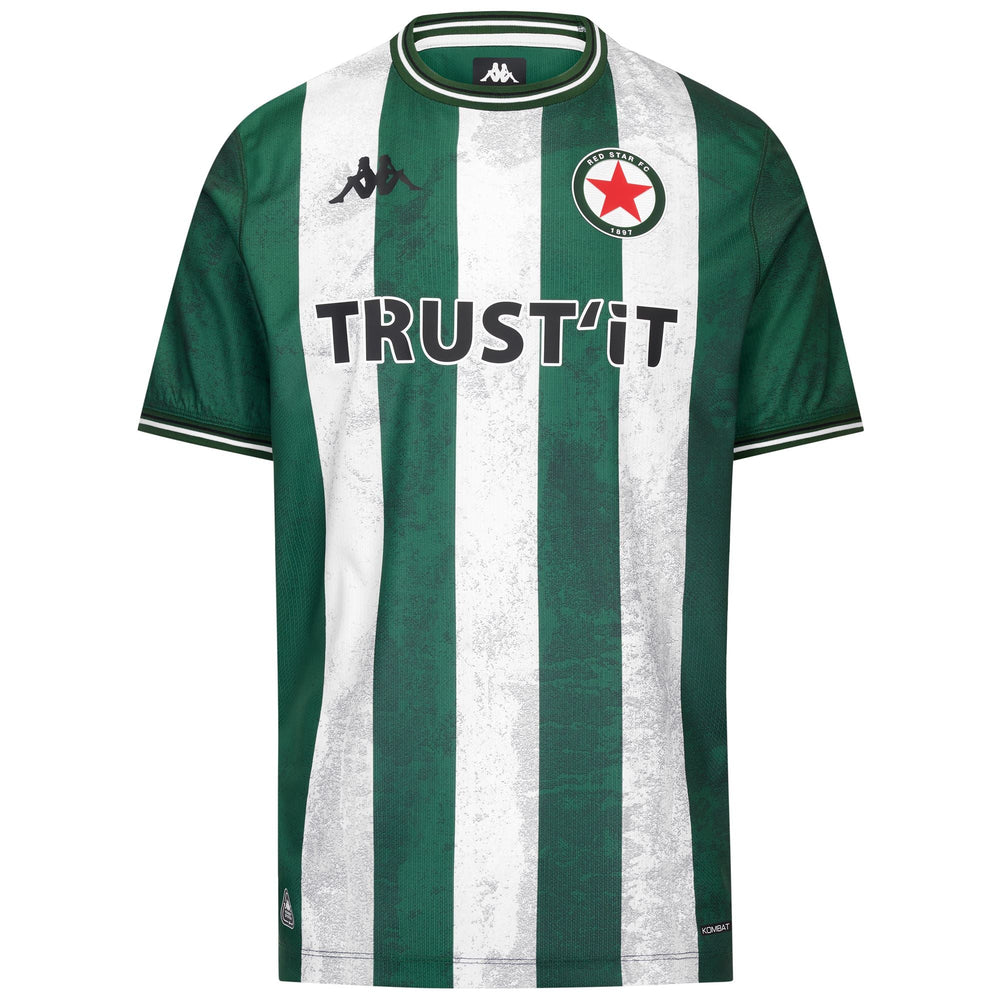 KOMBAT 2026 HOME RED STAR Green Formal-white-black-sponsor | Kappa for sale