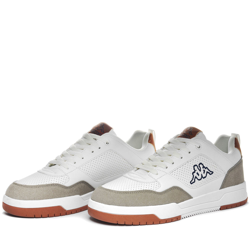 LOGO MANIS White - Brown Dk Khaki | Kappa US