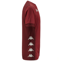 KAPPA4FOOTBALL DERVIO Red Granata - Brown Port | Kappa online