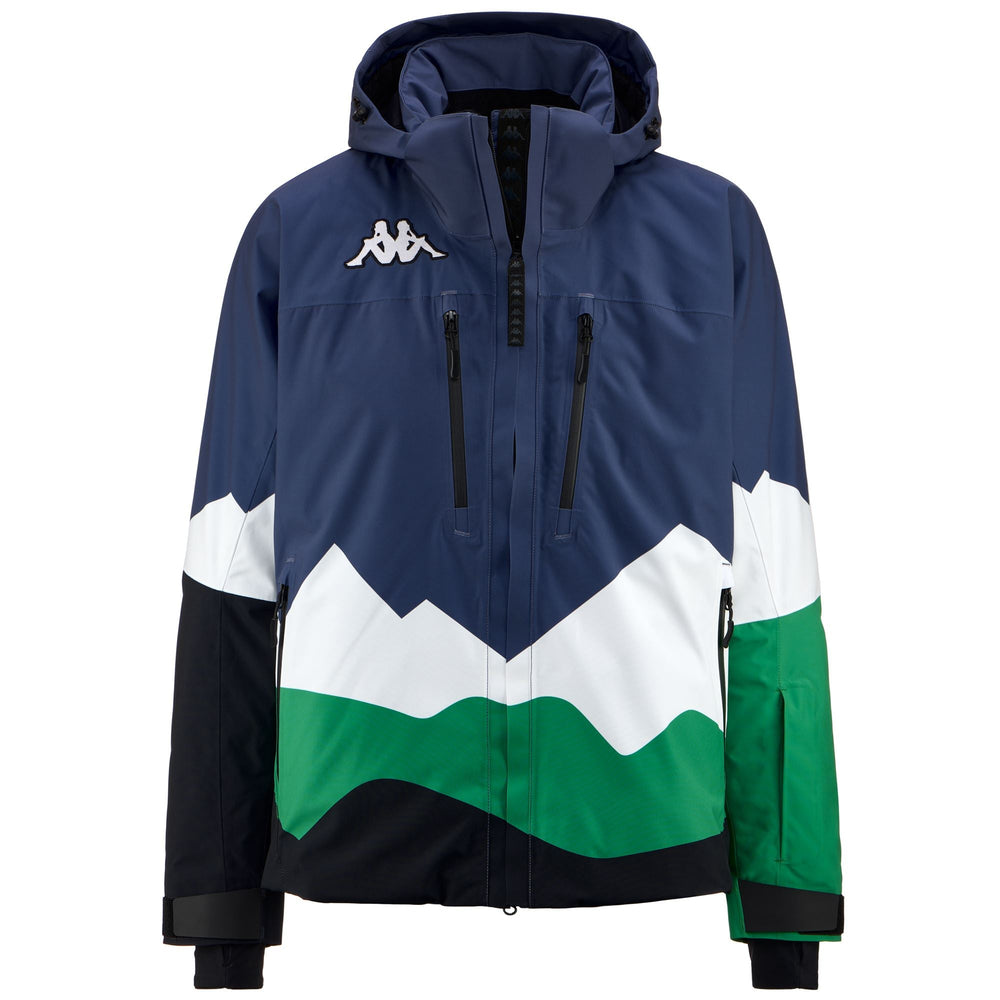 6CENTO 611P Graphic Blue Fiord - White - Green - Blue Dk. | Kappa for sale