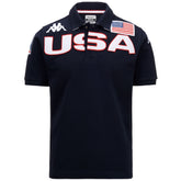 EROI POLO USA US Blue Dk Navy | Kappa discount