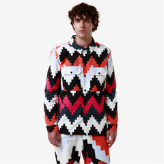 6CENTO 657G Black-white Milk-orange Smutty-fuchsia Purple-grey Asphalt-azure Water Graphic | Kappa online