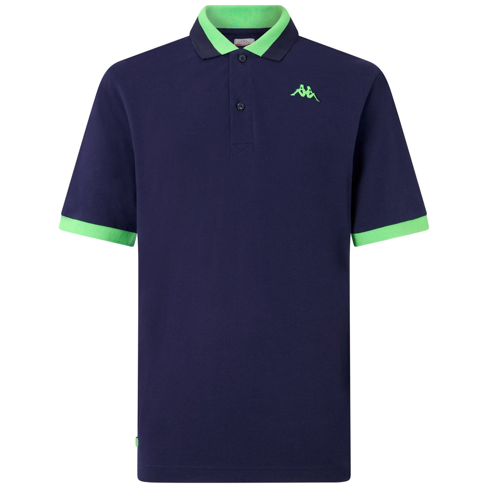 LOGO NEON Blue Marine - Neon Green | Kappa on sale