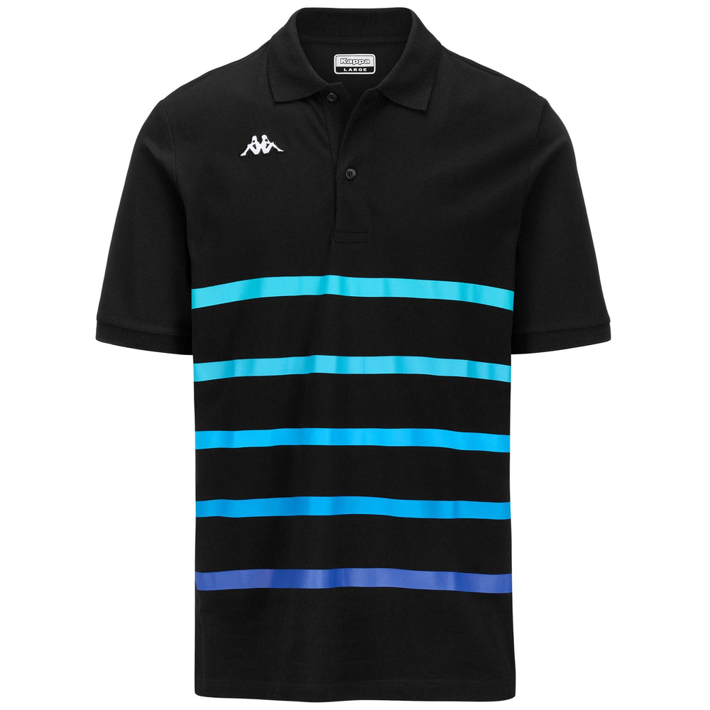 LOGO FEYSTRIPE Black - Turquoise Atoll - Turquoise - Blue Malibu - Blue Aster - Blue Surf | Kappa on sale