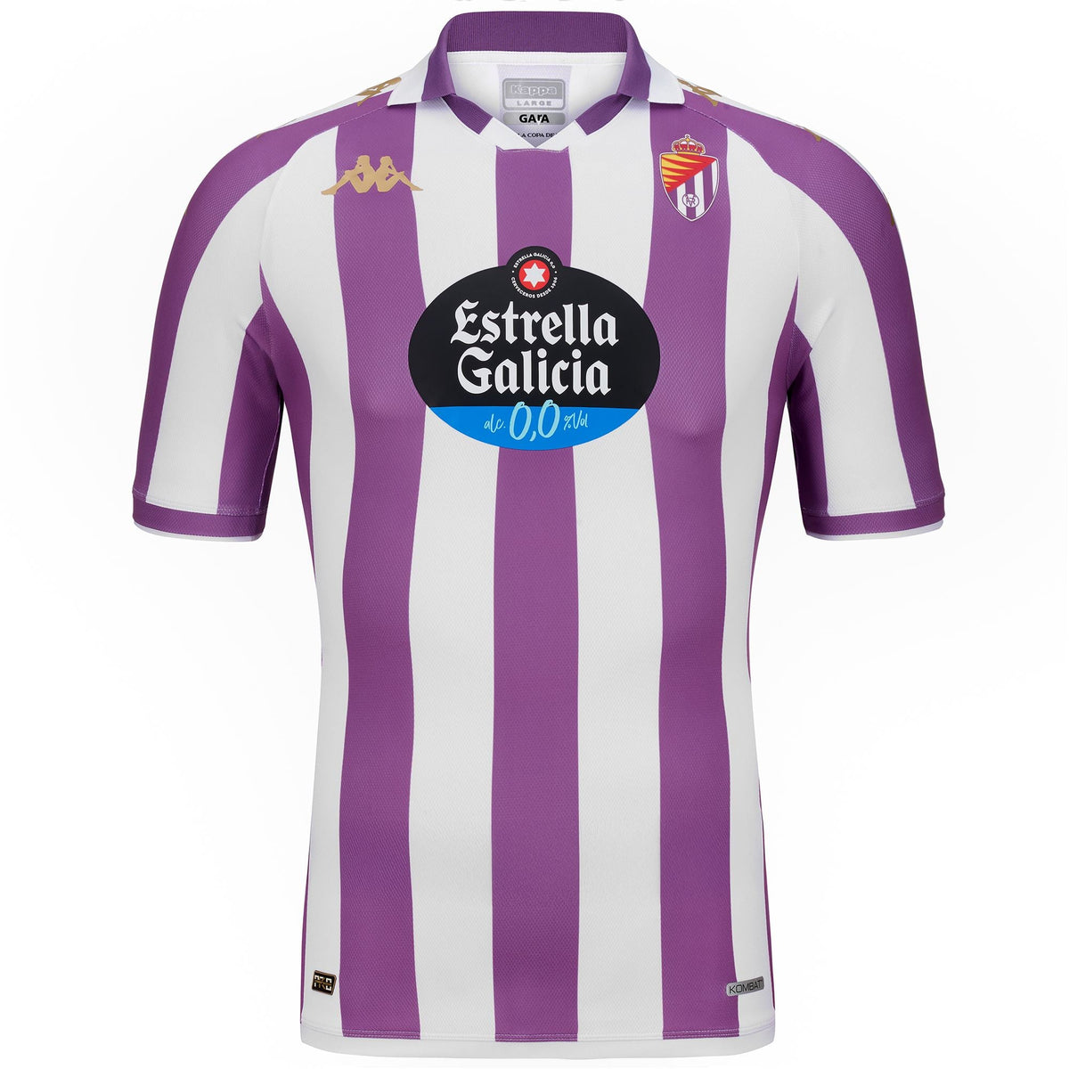 KOMBAT PRO 2024 VALLADOLID Bright Violet-white-sponsor1 | Kappa near me