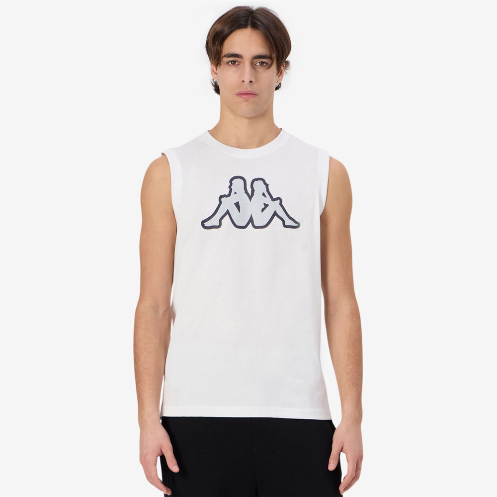 LOGO DWAL White - Grey Lt Lead - Blue Marine | Kappa sale