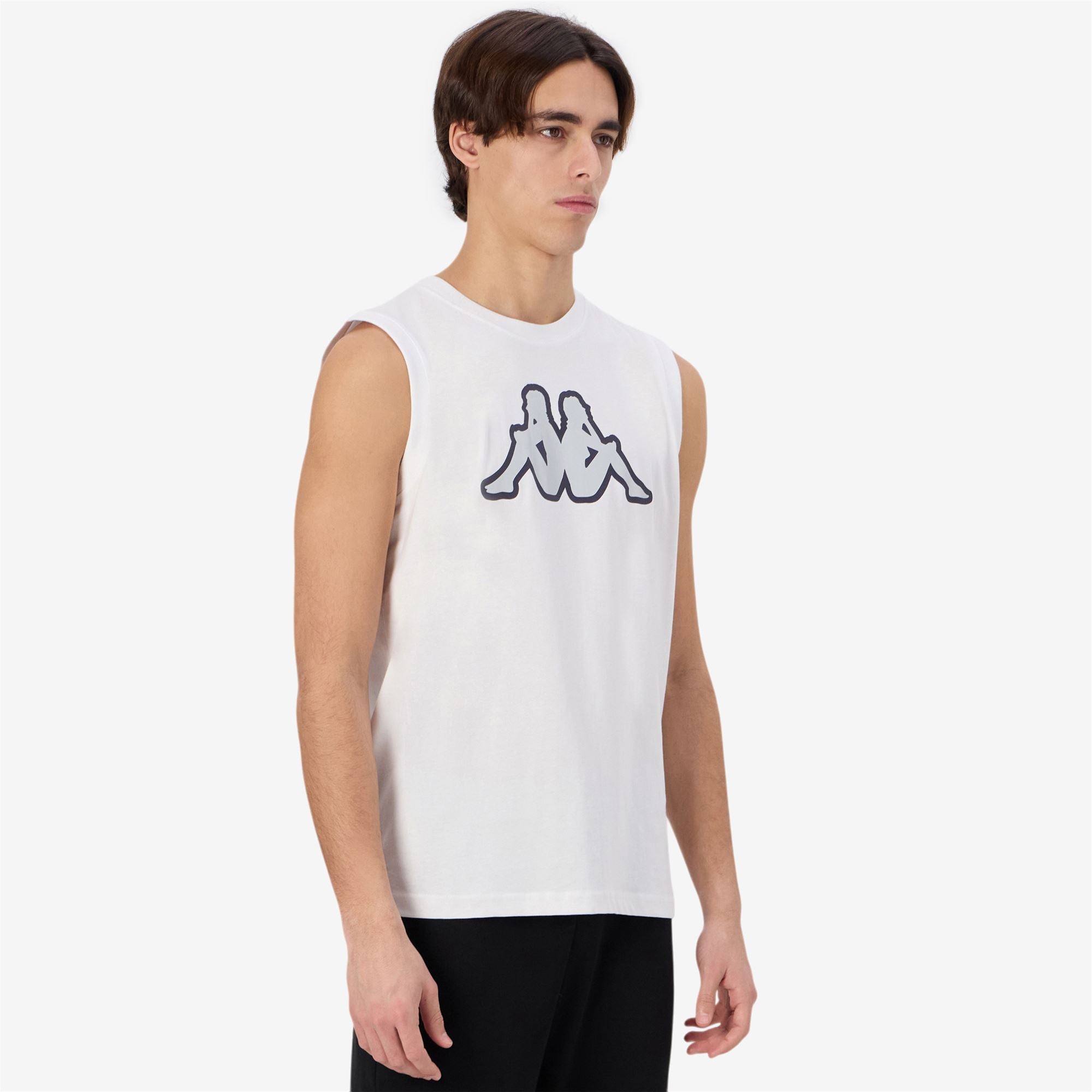 LOGO DWAL White - Grey Lt Lead - Blue Marine | Kappa sale
