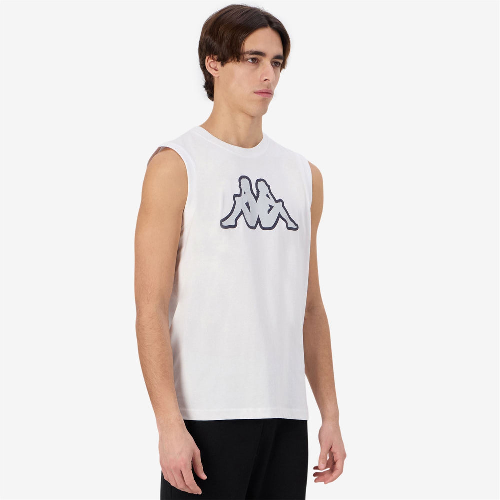 LOGO DWAL White - Grey Lt Lead - Blue Marine | Kappa sale