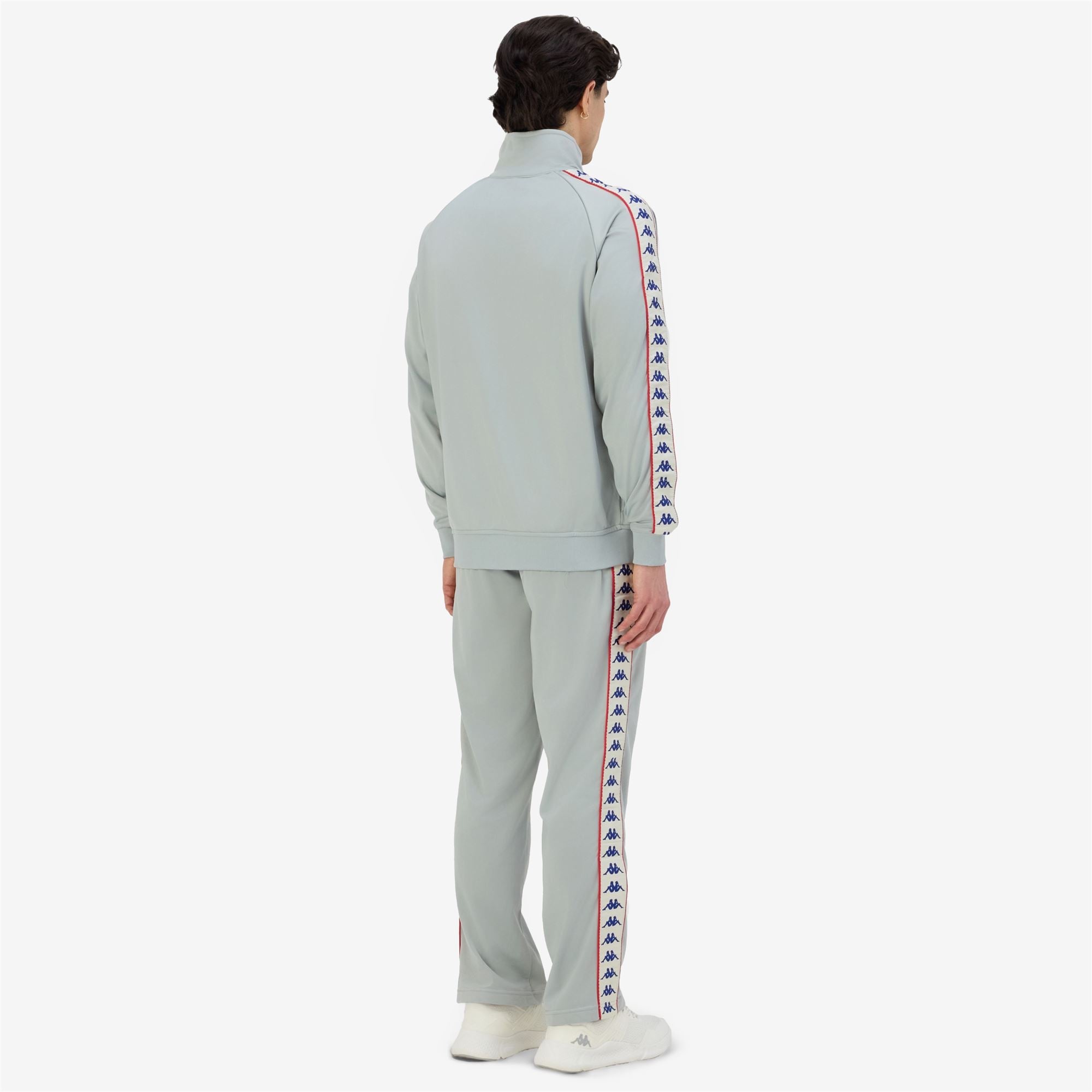 222 BANDA DUEDUEDUE Grey-white Antique-red | Kappa for sale
