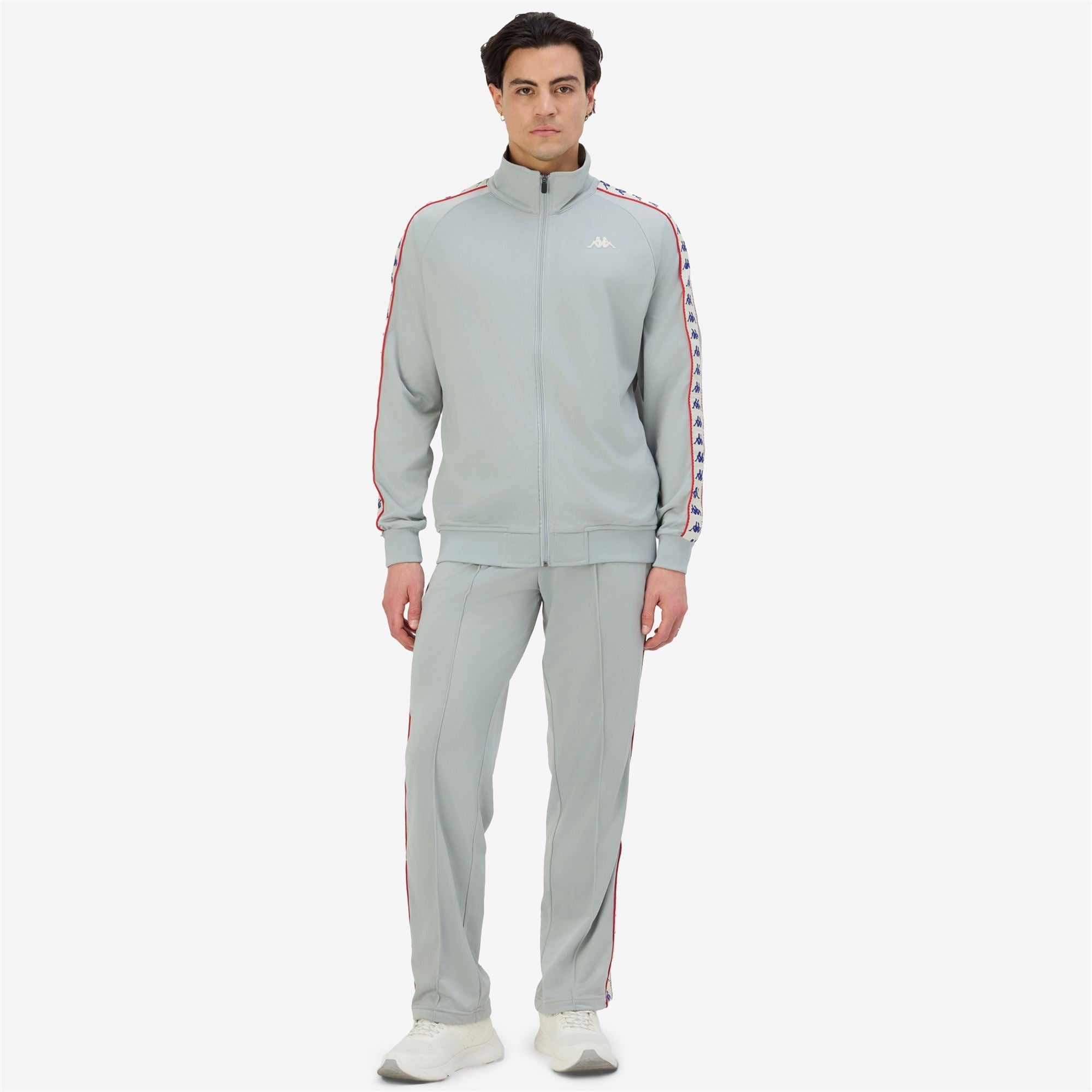 222 BANDA DUEDUEDUE Grey-white Antique-red | Kappa for sale
