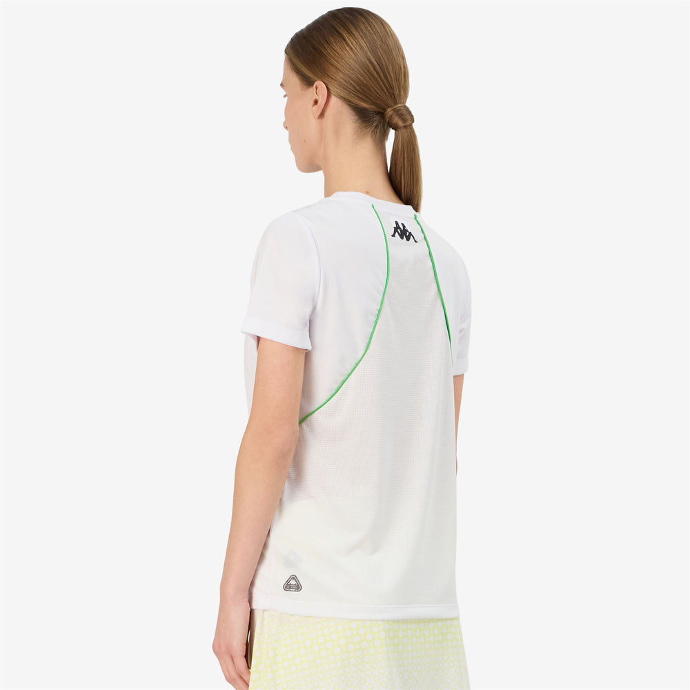 KOMBAT PADEL FITASI White - Green Fluo | Kappa on sale