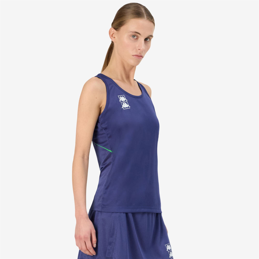 KOMBAT PADEL FRAS Blue Twilight - Green Fluo | Kappa for sale