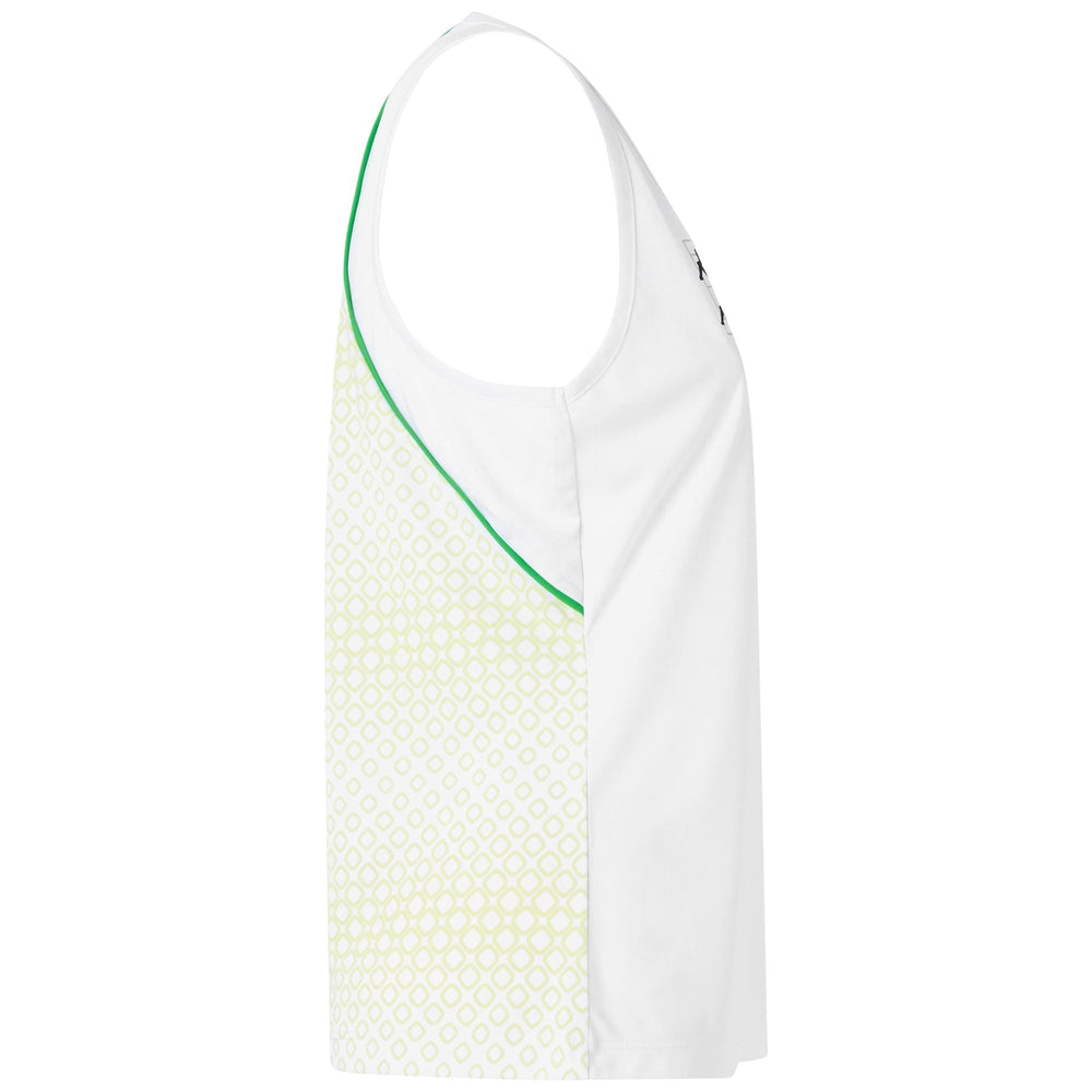 KOMBAT PADEL FRE 2 White - Green Fluo - Yellow Lt Sulphur | Kappa near me