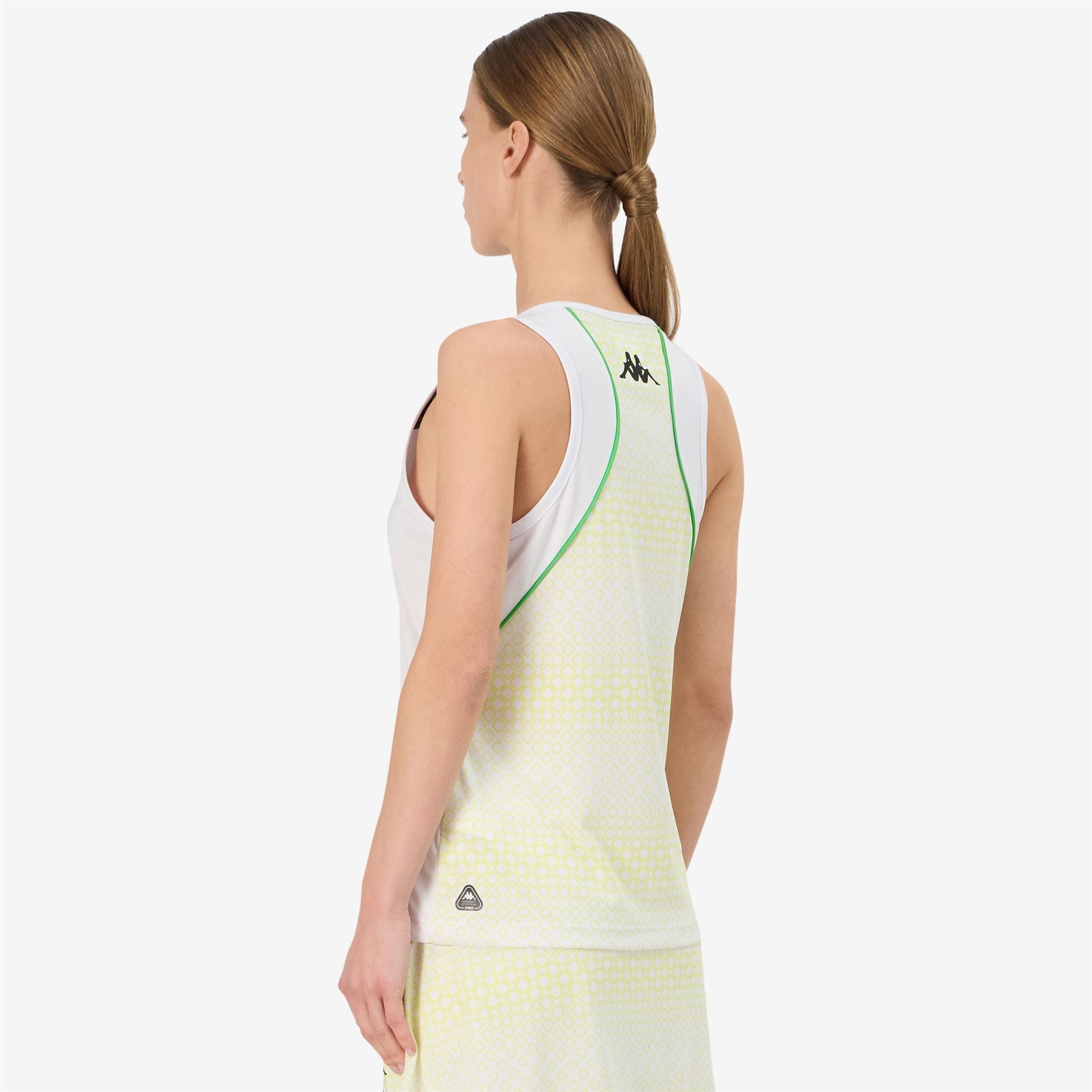 KOMBAT PADEL FRE 2 White - Green Fluo - Yellow Lt Sulphur | Kappa near me