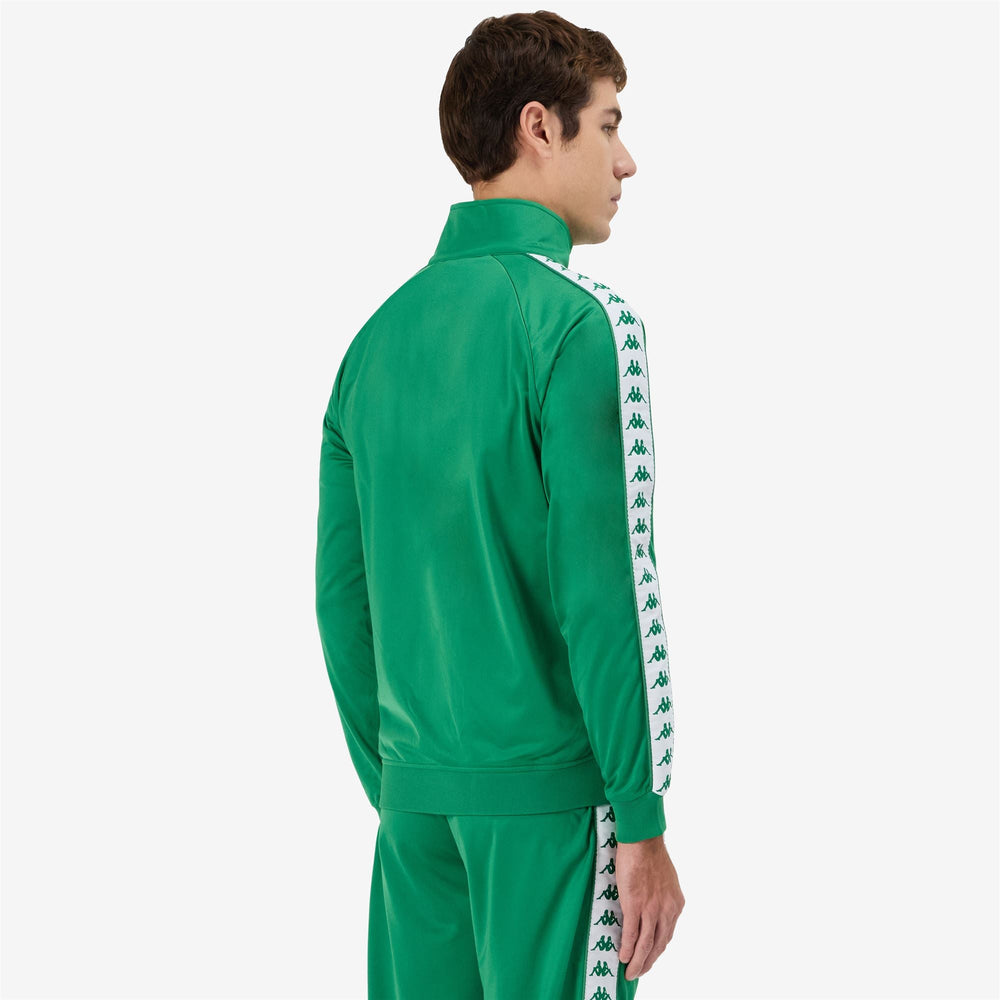 222 BANDA ANNISTON SLIM Green Tee-white | Kappa on sale
