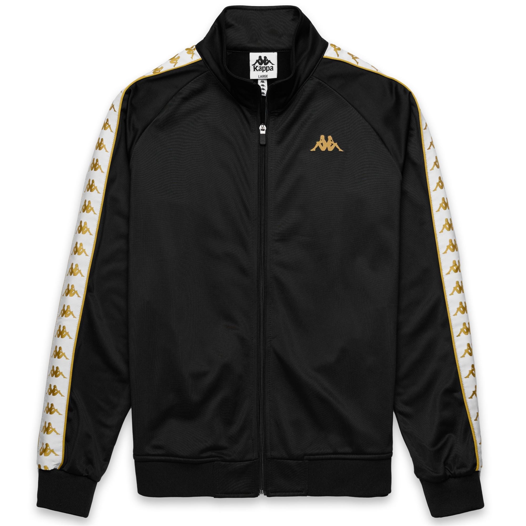 222 BANDA ANNISTON SLIM Black-yellow Gold Rich-white | Kappa sale