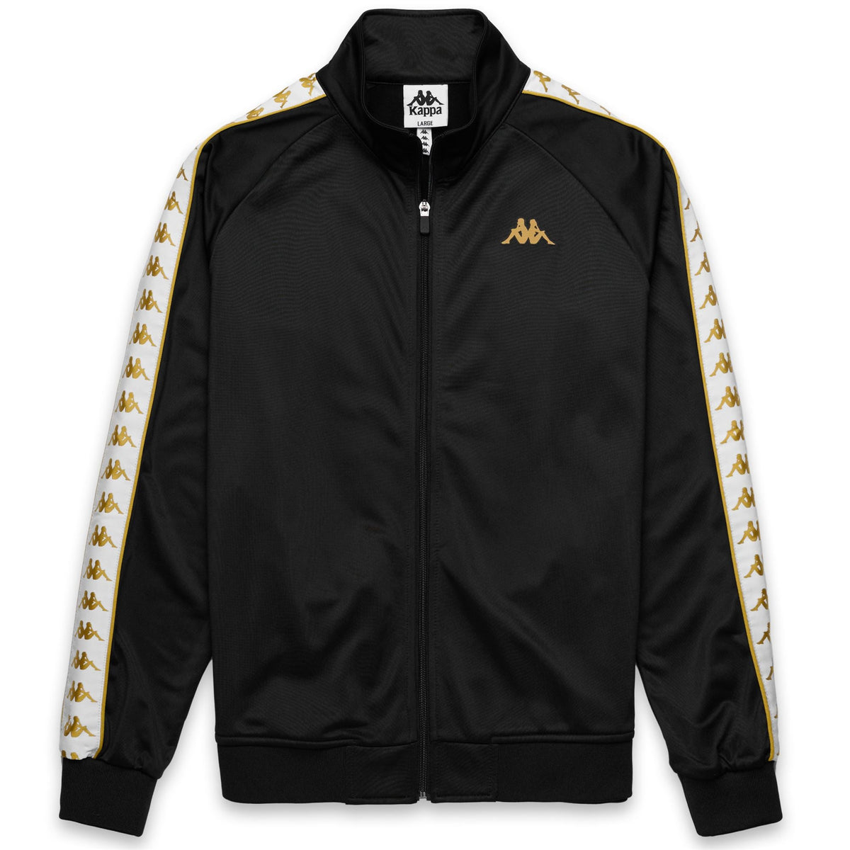 222 BANDA ANNISTON SLIM Black-yellow Gold Rich-white | Kappa sale