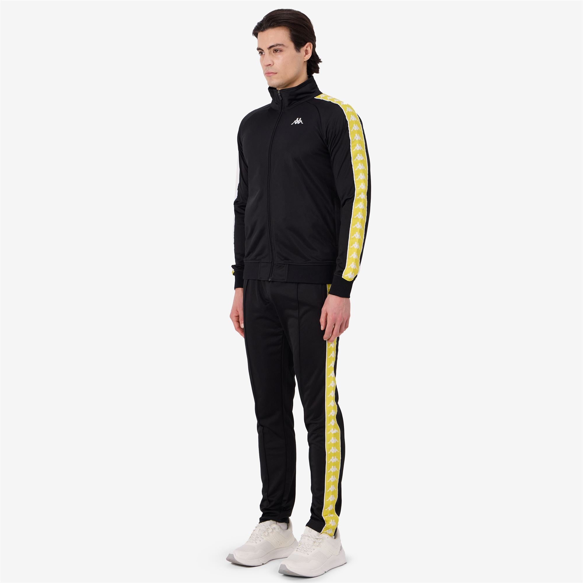 222 BANDA DUEDUEDUE SLIM Black-yellow Incaberry-white | Kappa online