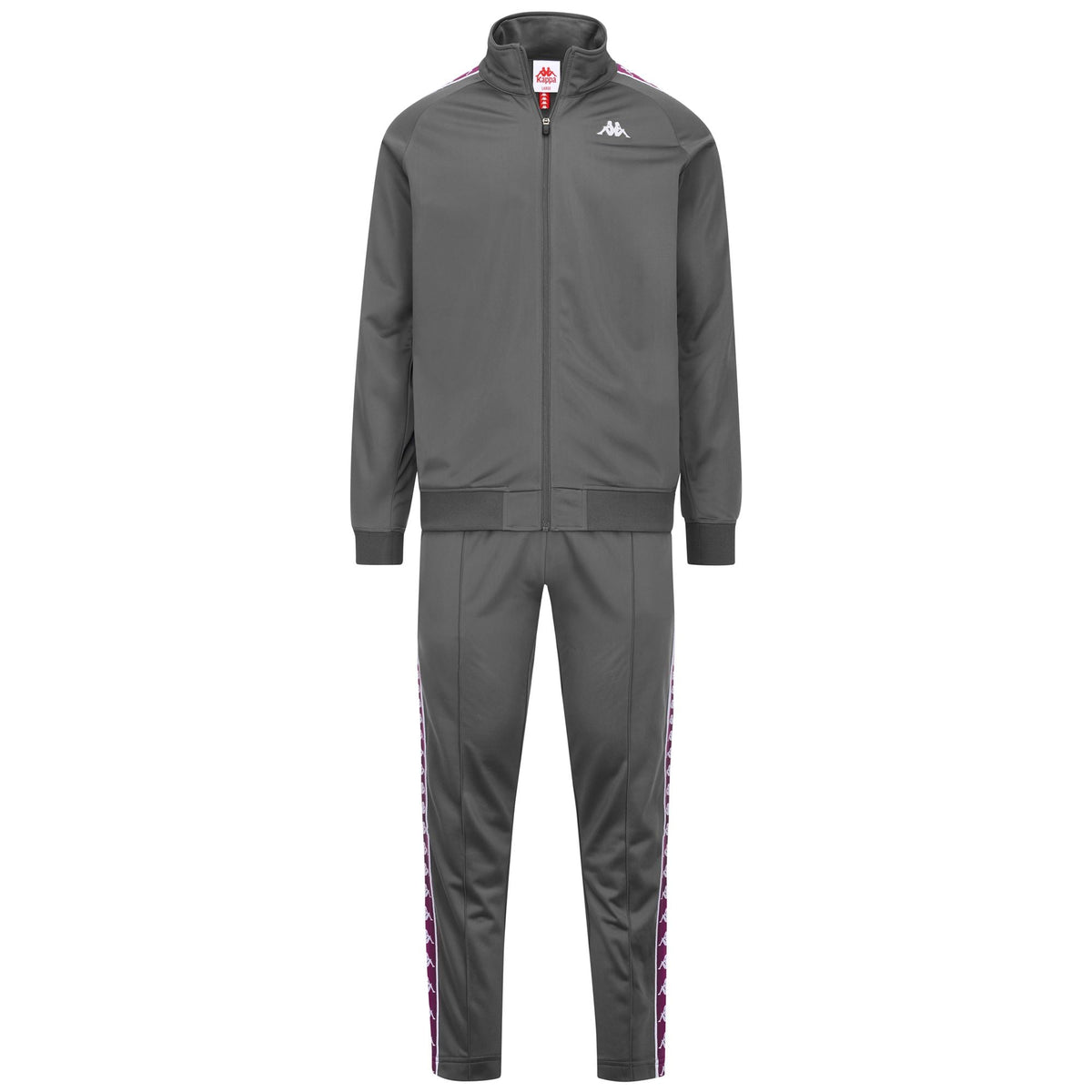 222 BANDA DUEDUEDUE SLIM Grey Charcoal-fuchsia Orchid-white | Kappa near me