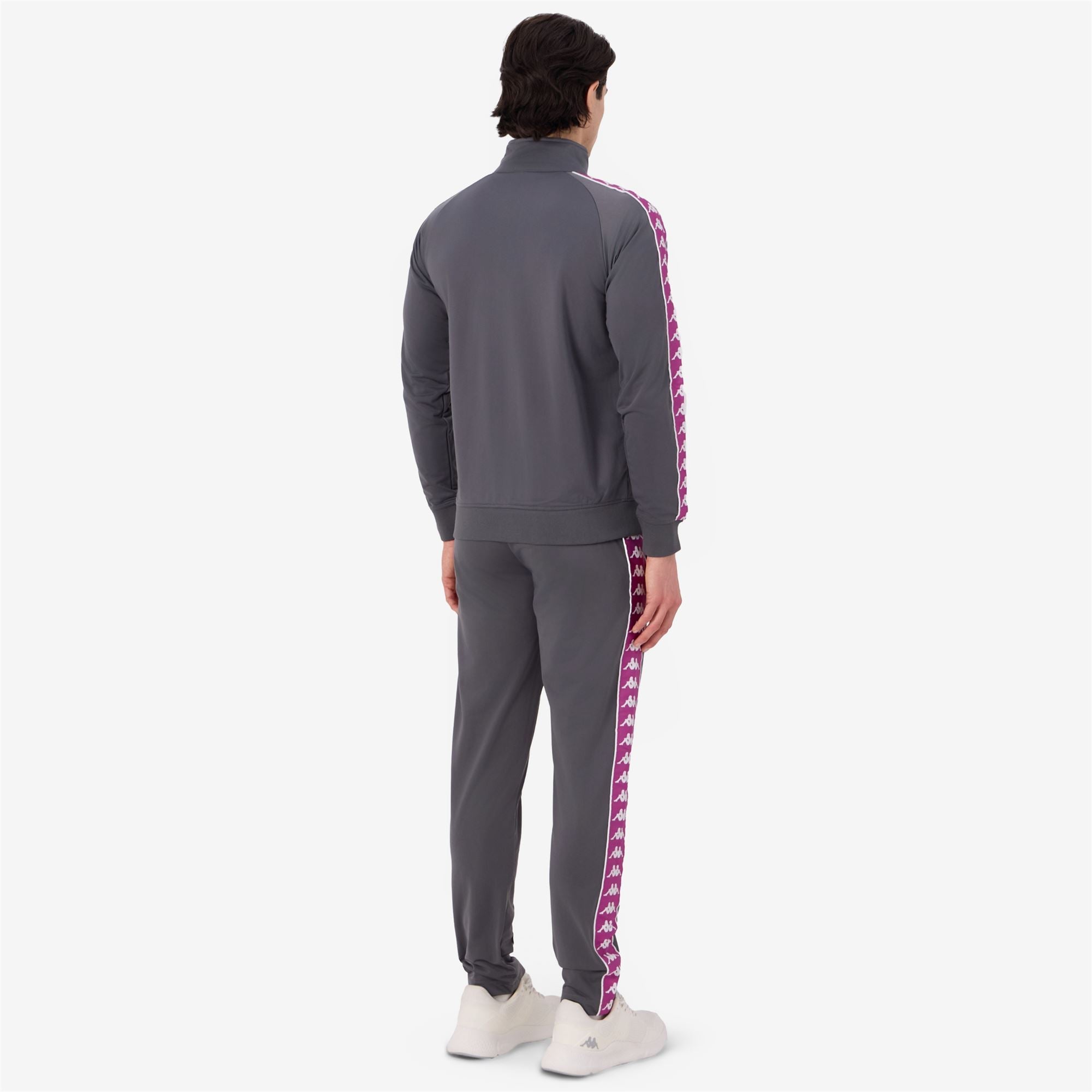 222 BANDA DUEDUEDUE SLIM Grey Charcoal-fuchsia Orchid-white | Kappa near me