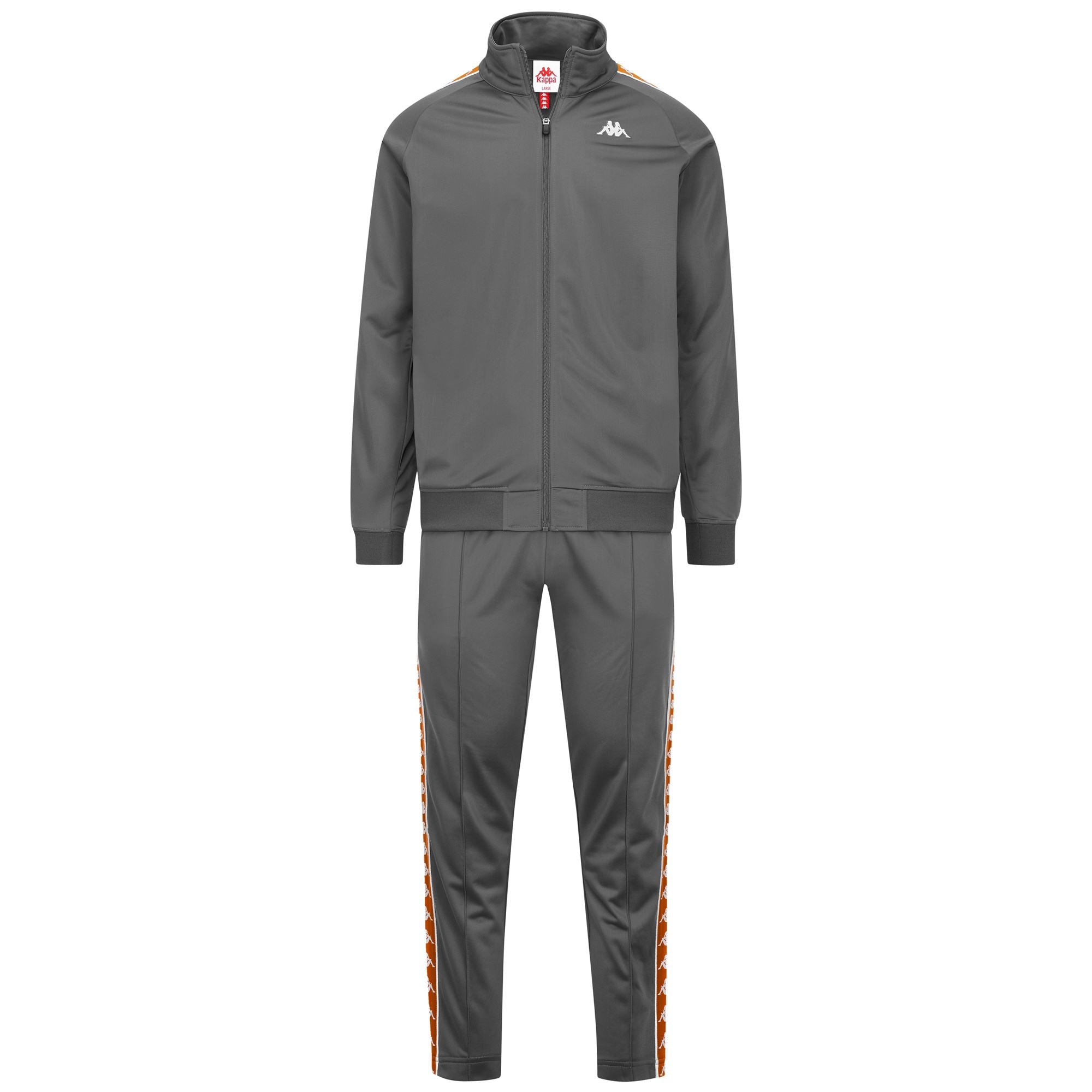 222 BANDA DUEDUEDUE SLIM Grey Charcoal-orange Popsicle-white | Kappa US