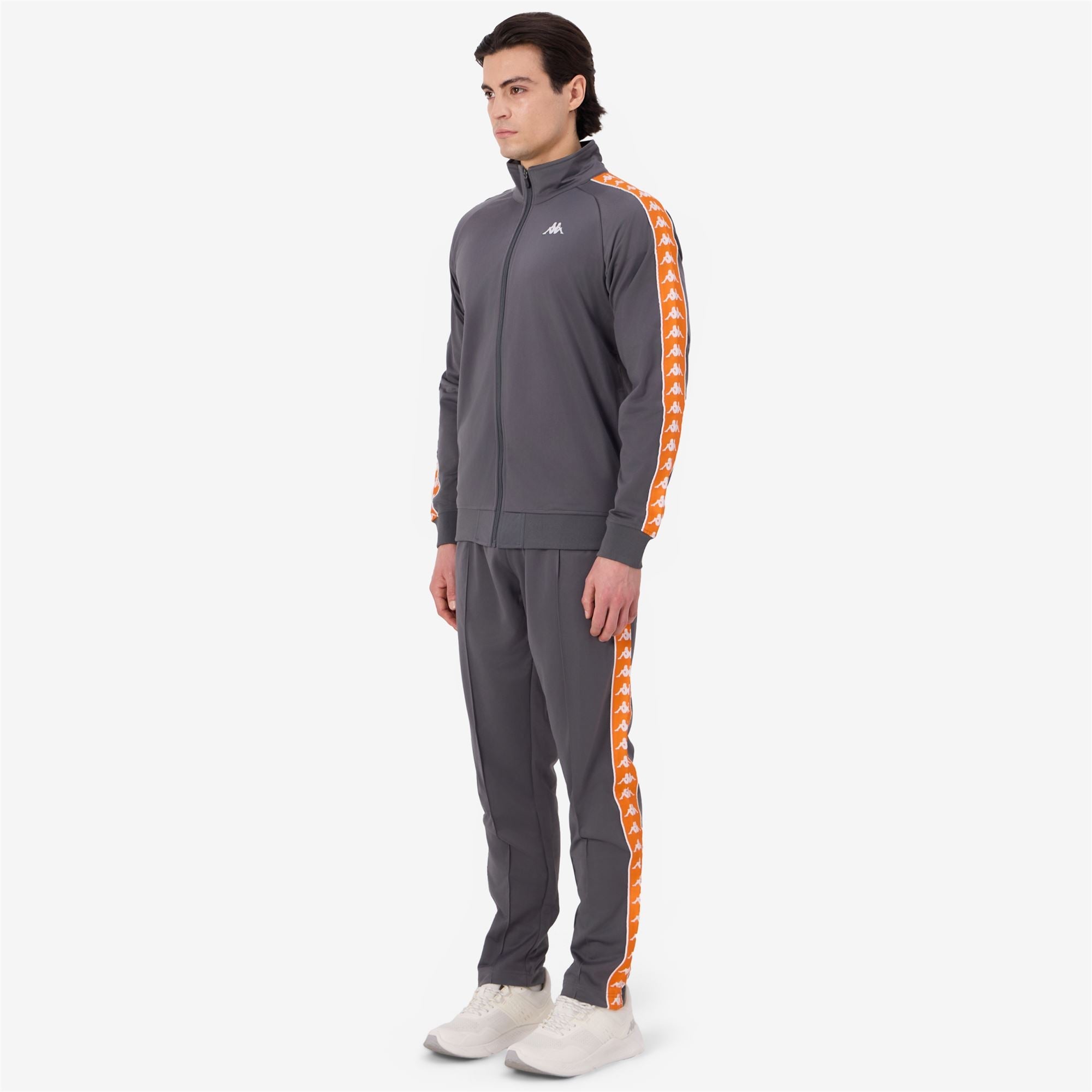 222 BANDA DUEDUEDUE SLIM Grey Charcoal-orange Popsicle-white | Kappa US