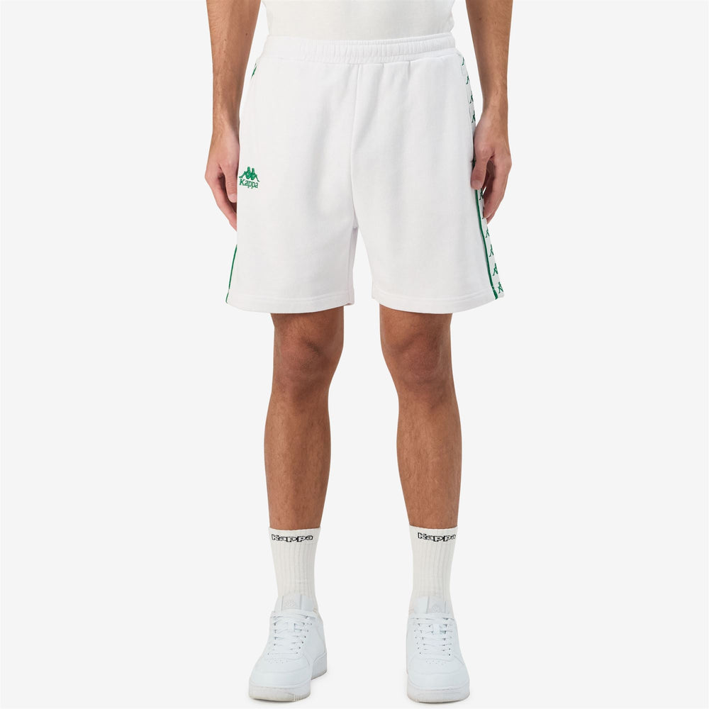 222 BANDA OVIEDO White-green Tee | Kappa for sale