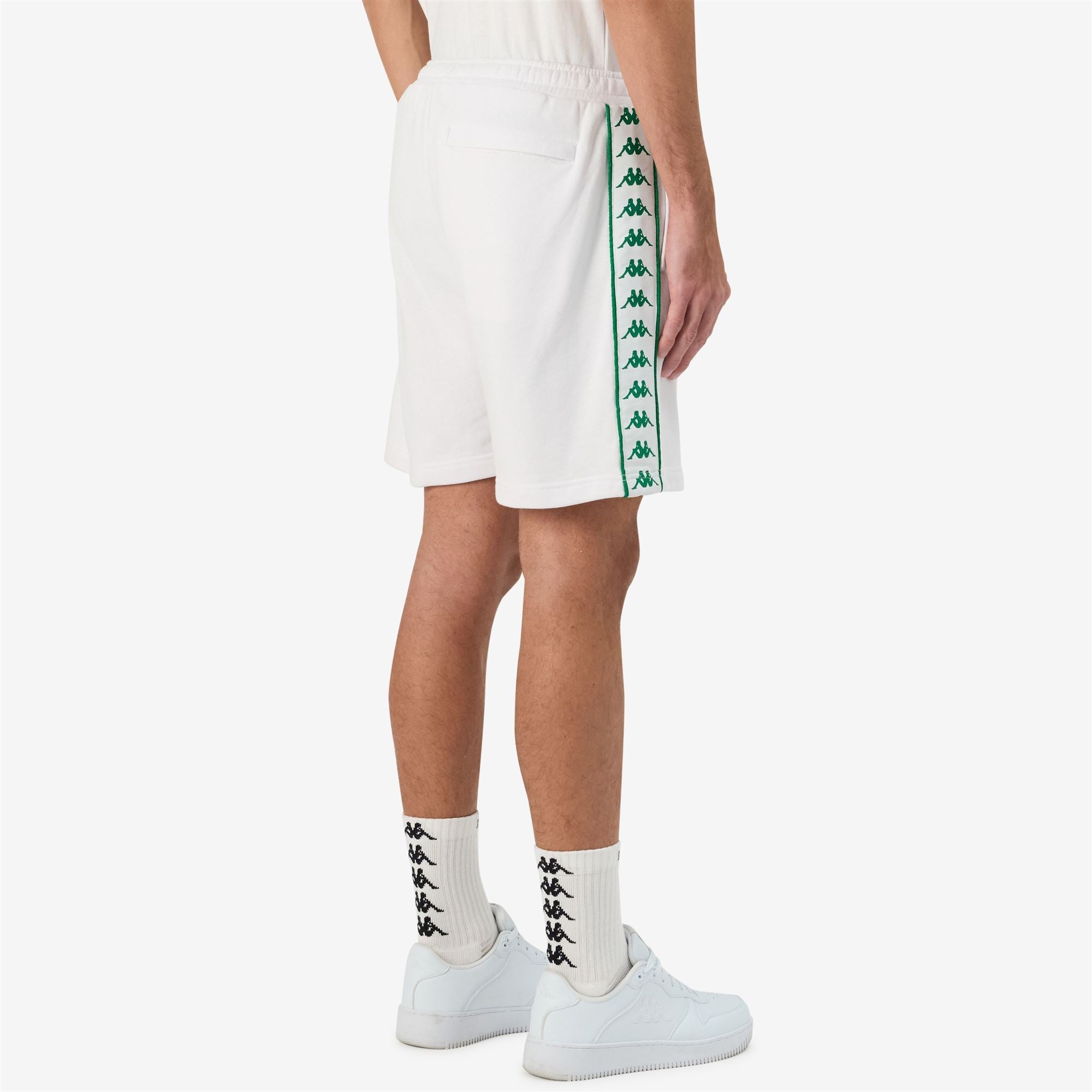 222 BANDA OVIEDO White-green Tee | Kappa for sale