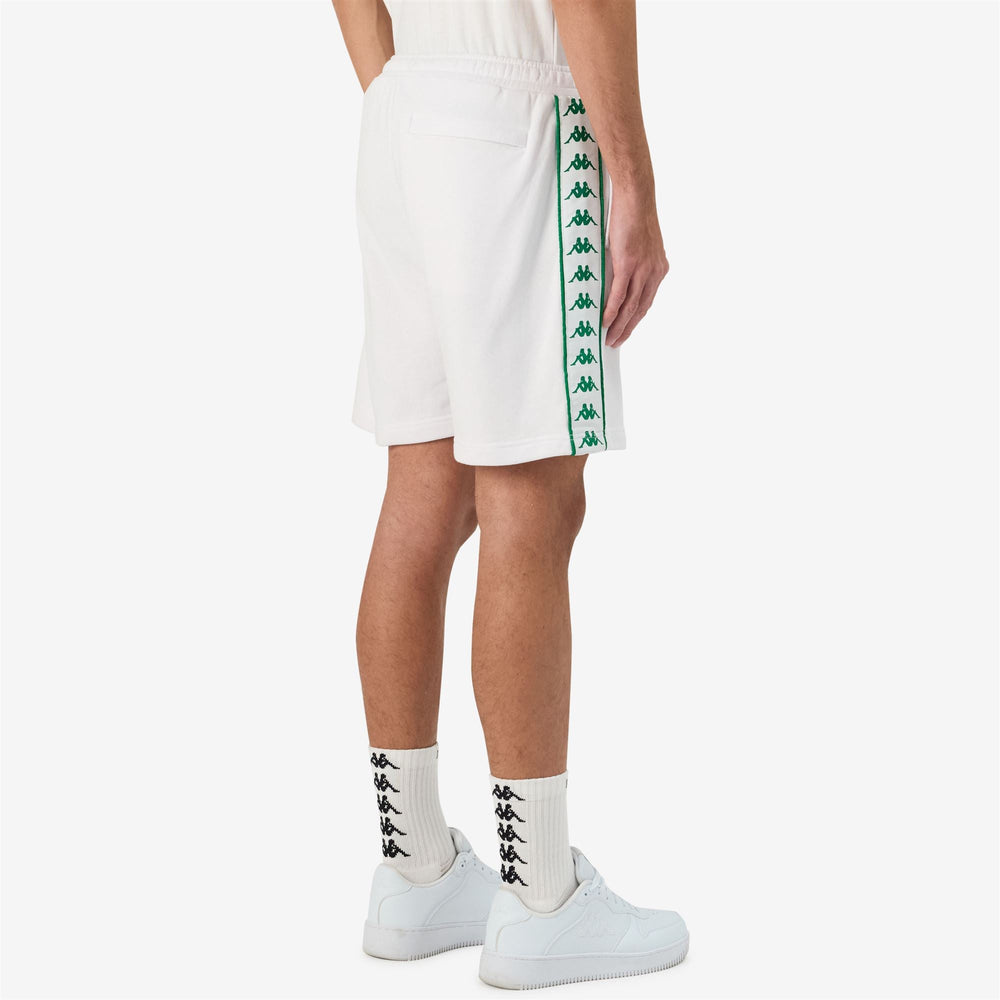 222 BANDA OVIEDO White-green Tee | Kappa for sale