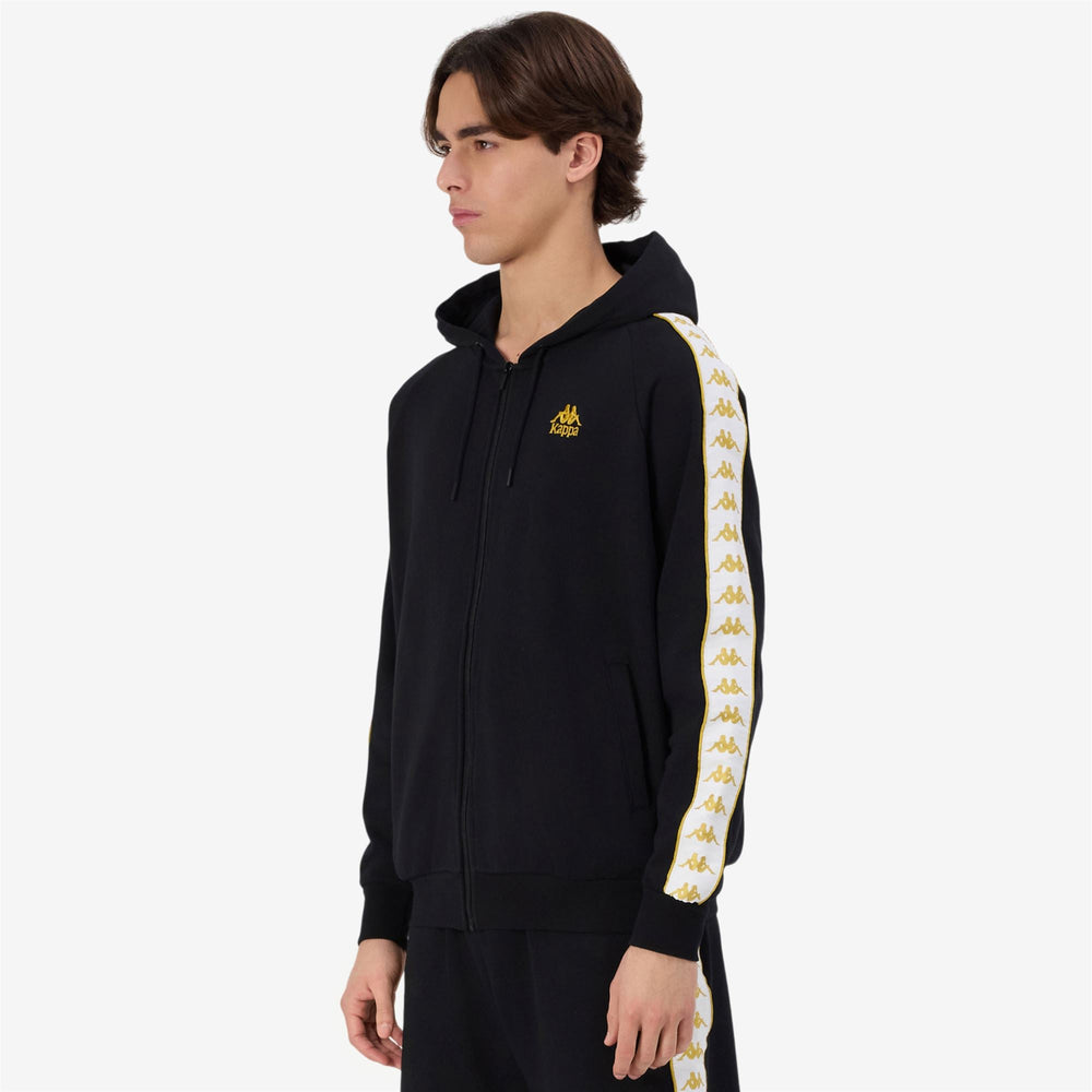 222 BANDA ZAMIN 3 Black-yellow Gold Rich-white | Kappa near me