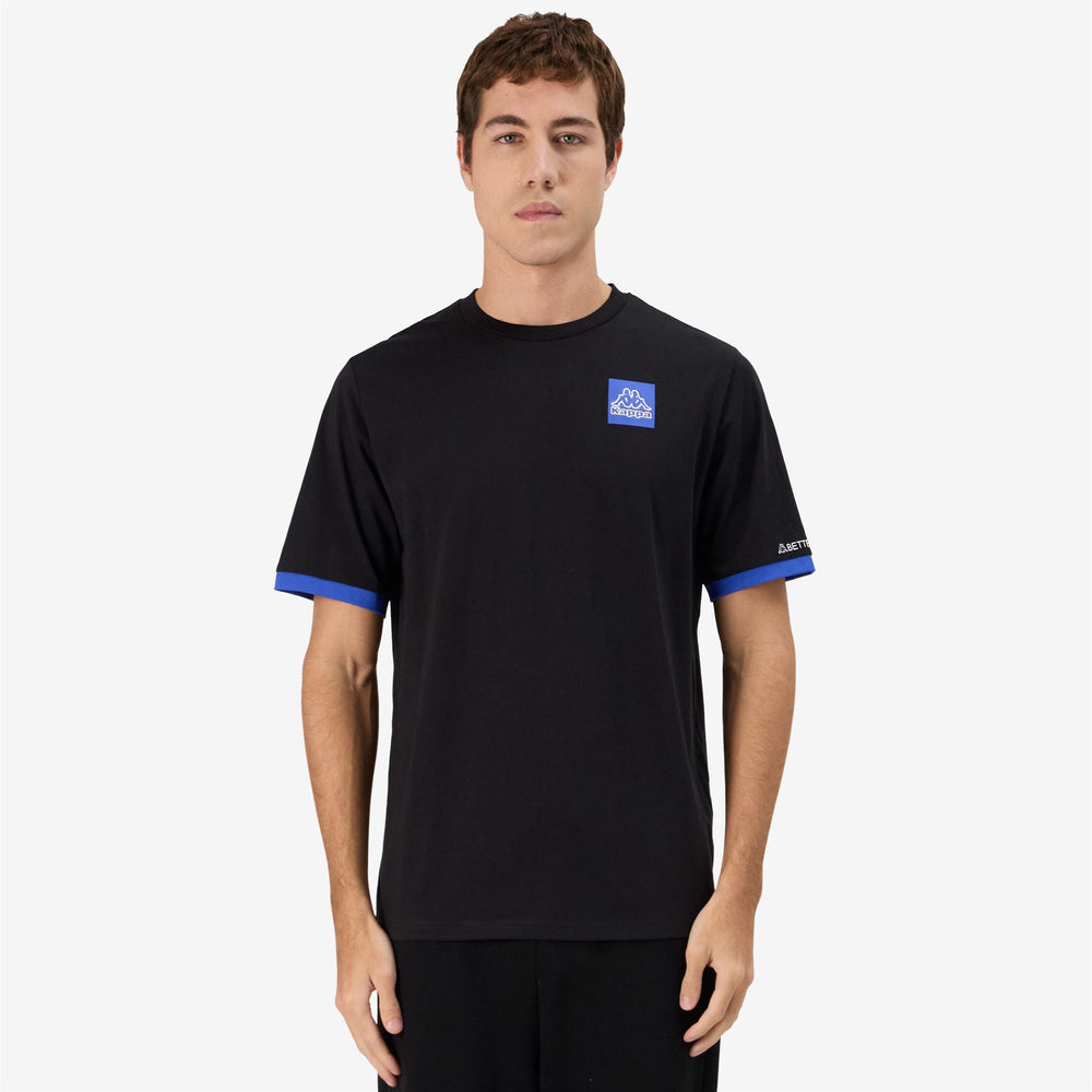 LOGO GHIGO Black - Blue Royal | Kappa on sale