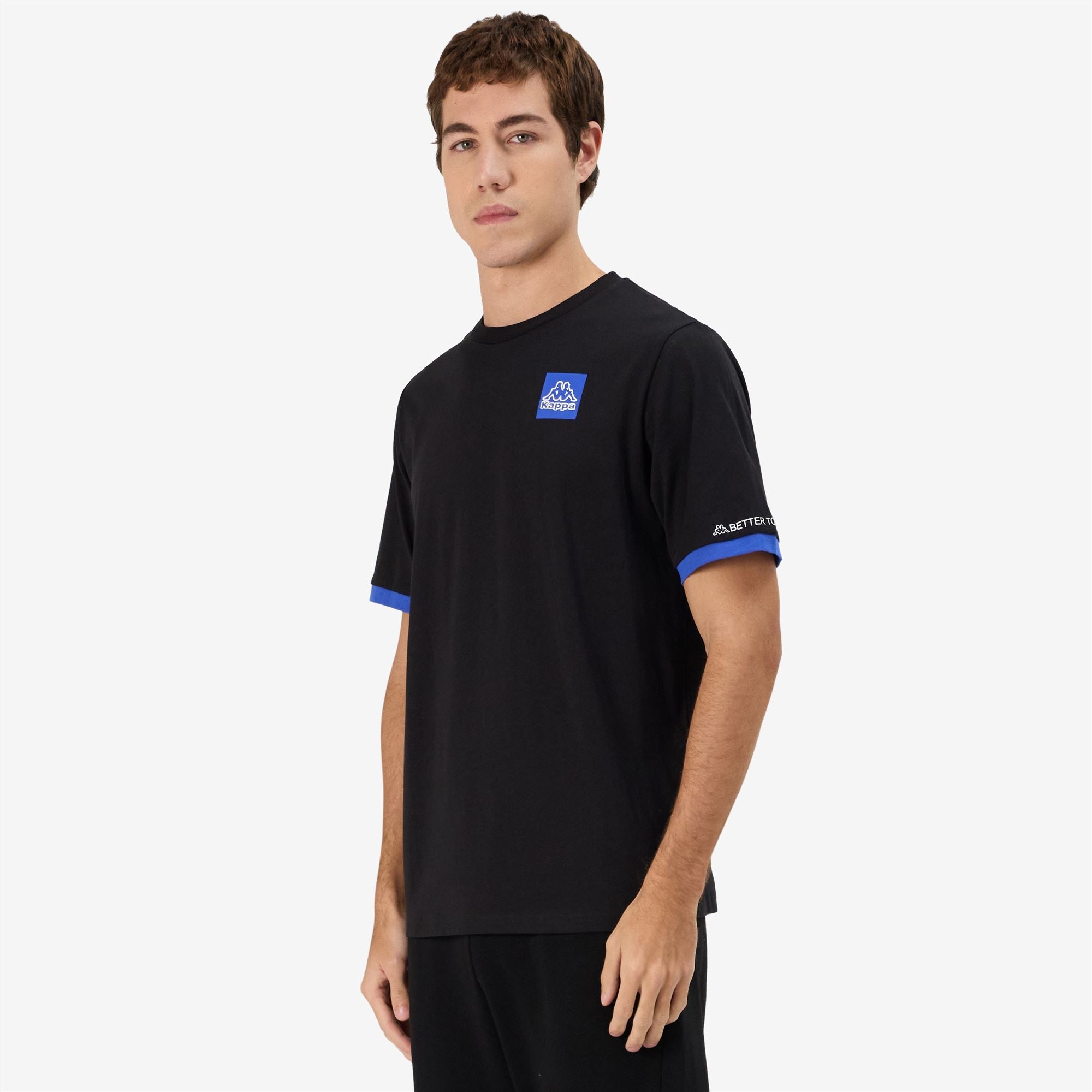 LOGO GHIGO Black - Blue Royal | Kappa on sale