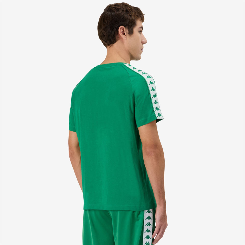 222 BANDA COEN SLIM Green Tee-white | Kappa online