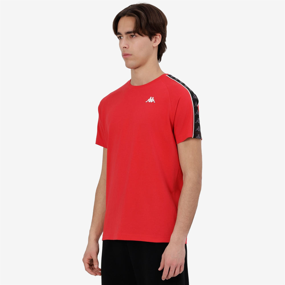 222 BANDA COEN SLIM Red Racing - Black - White | Kappa US
