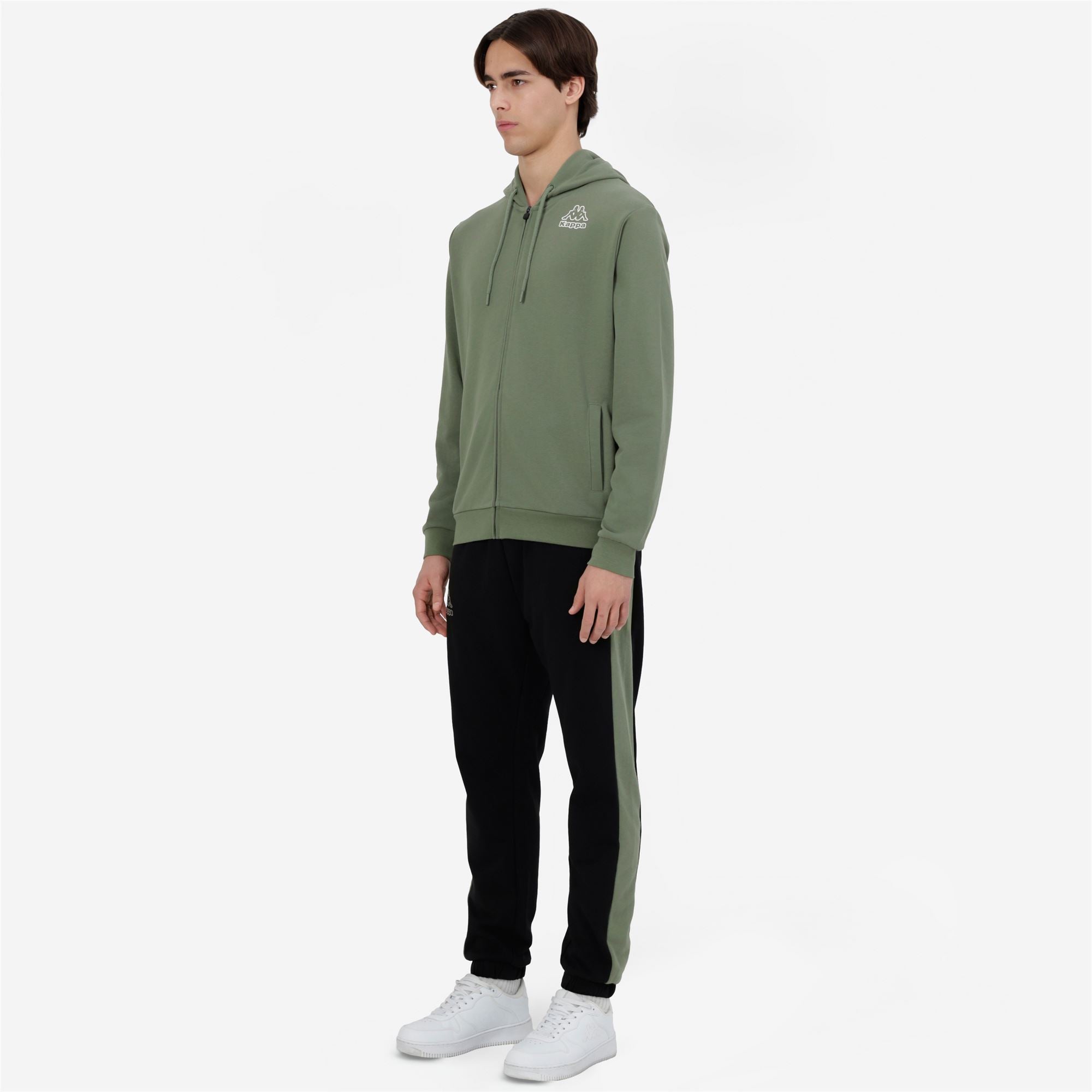 LOGO GLOMERI Green Olivine - Black | Kappa sale