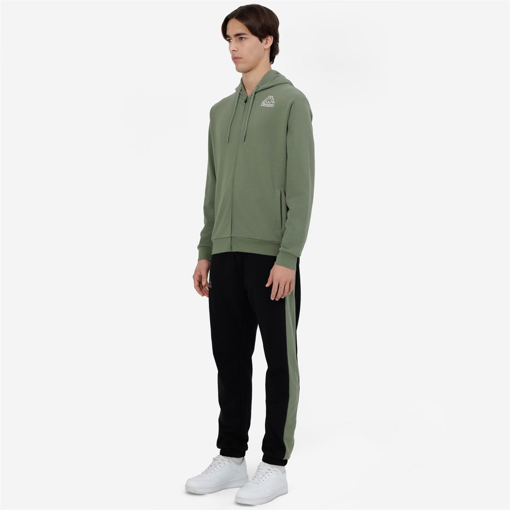 LOGO GLOMERI Green Olivine - Black | Kappa sale