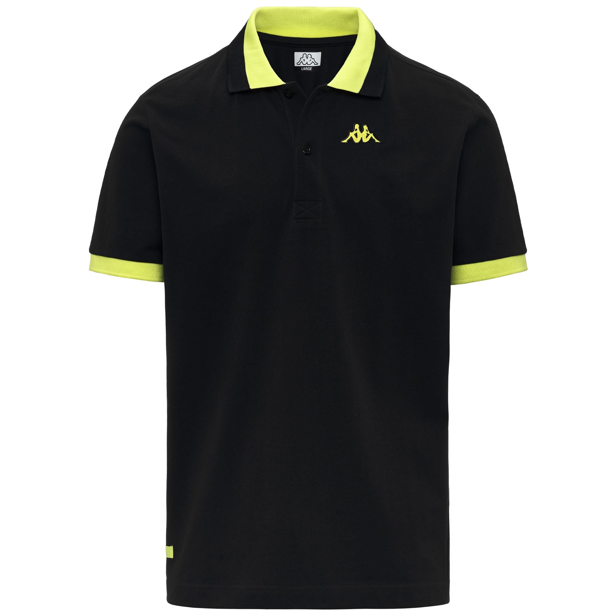 LOGO NEON Black - Neon Yellow | Kappa on sale