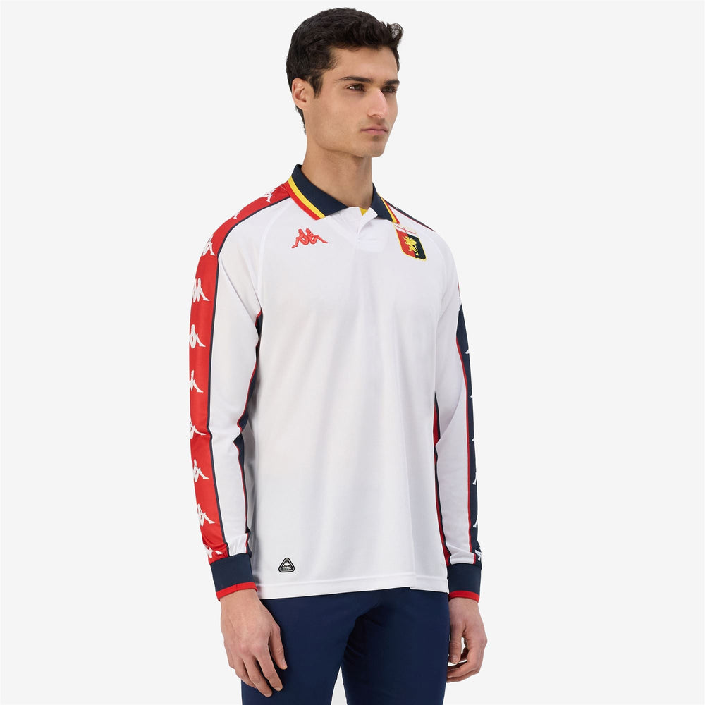 KOMBAT 2025 GENOA White-red-blue Dk | Kappa US