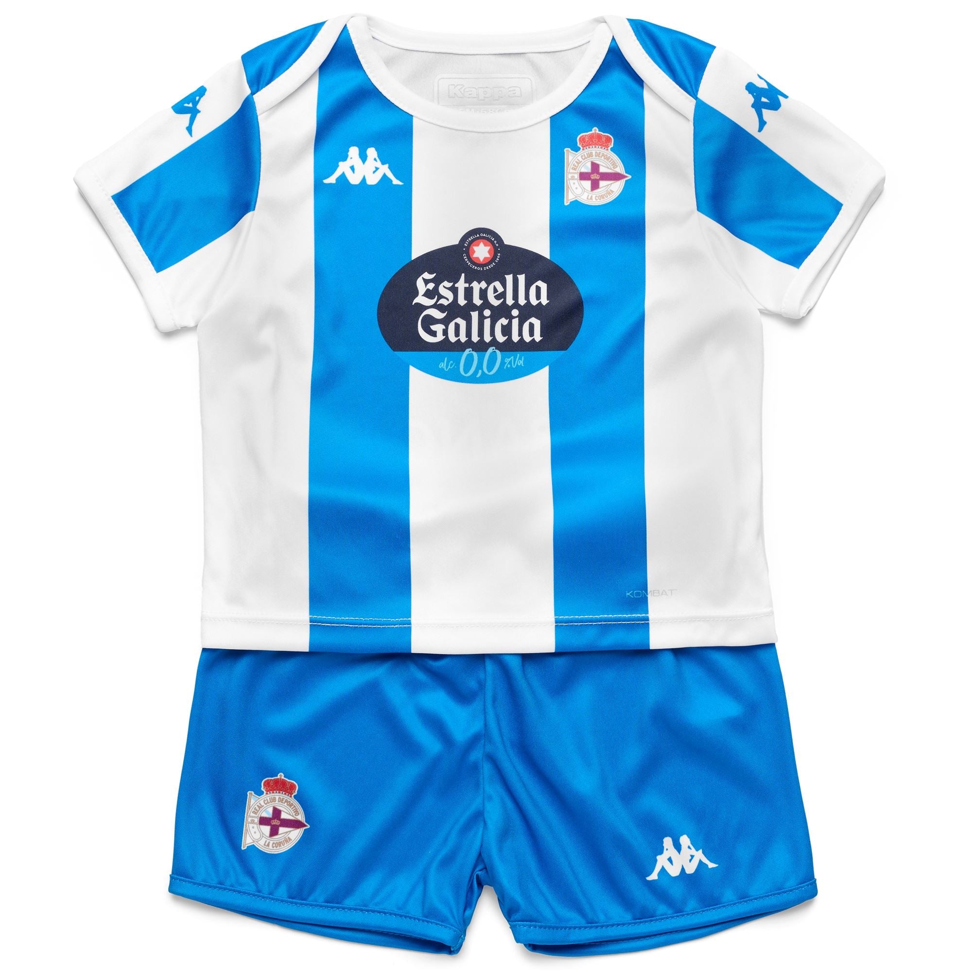 KOMBAT BABY KIT DEPORTIVO Blue-white-sponsor | Kappa for sale