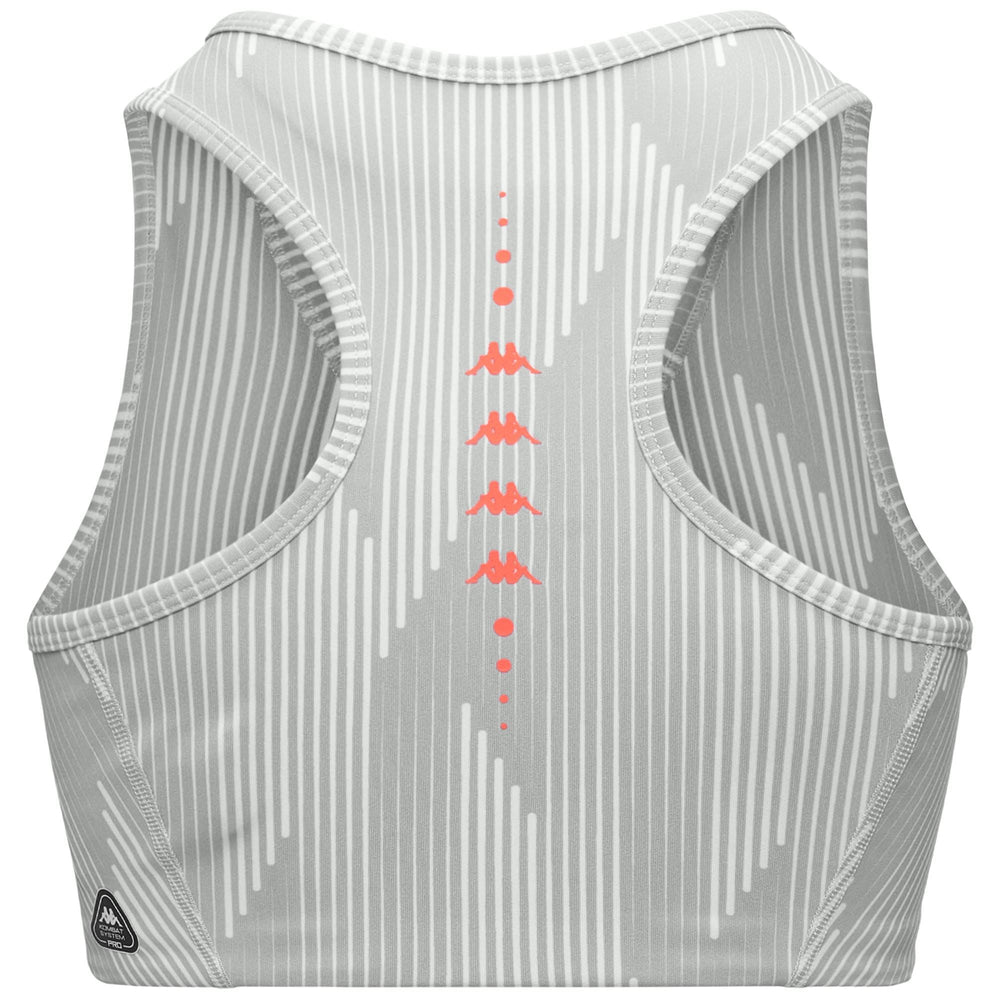 KOMBAT GACIN Grey Ash - White | Kappa US