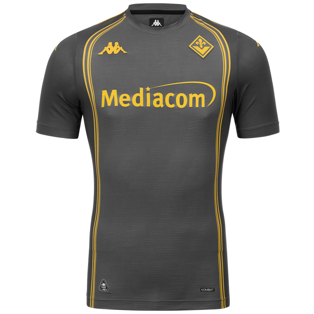 KOMBAT PRO 2026 GK FIORENTINA Grey Poppy-grey Shadow Dk-yellow Bumblebee | Kappa on sale