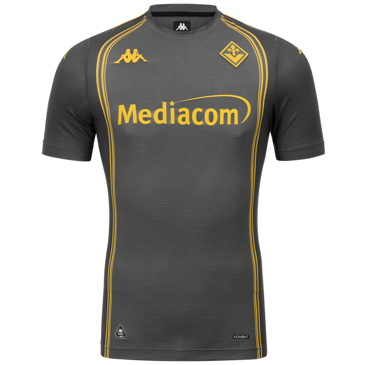 KOMBAT PRO 2026 GK FIORENTINA Grey Poppy-grey Shadow Dk-yellow Bumblebee | Kappa on sale