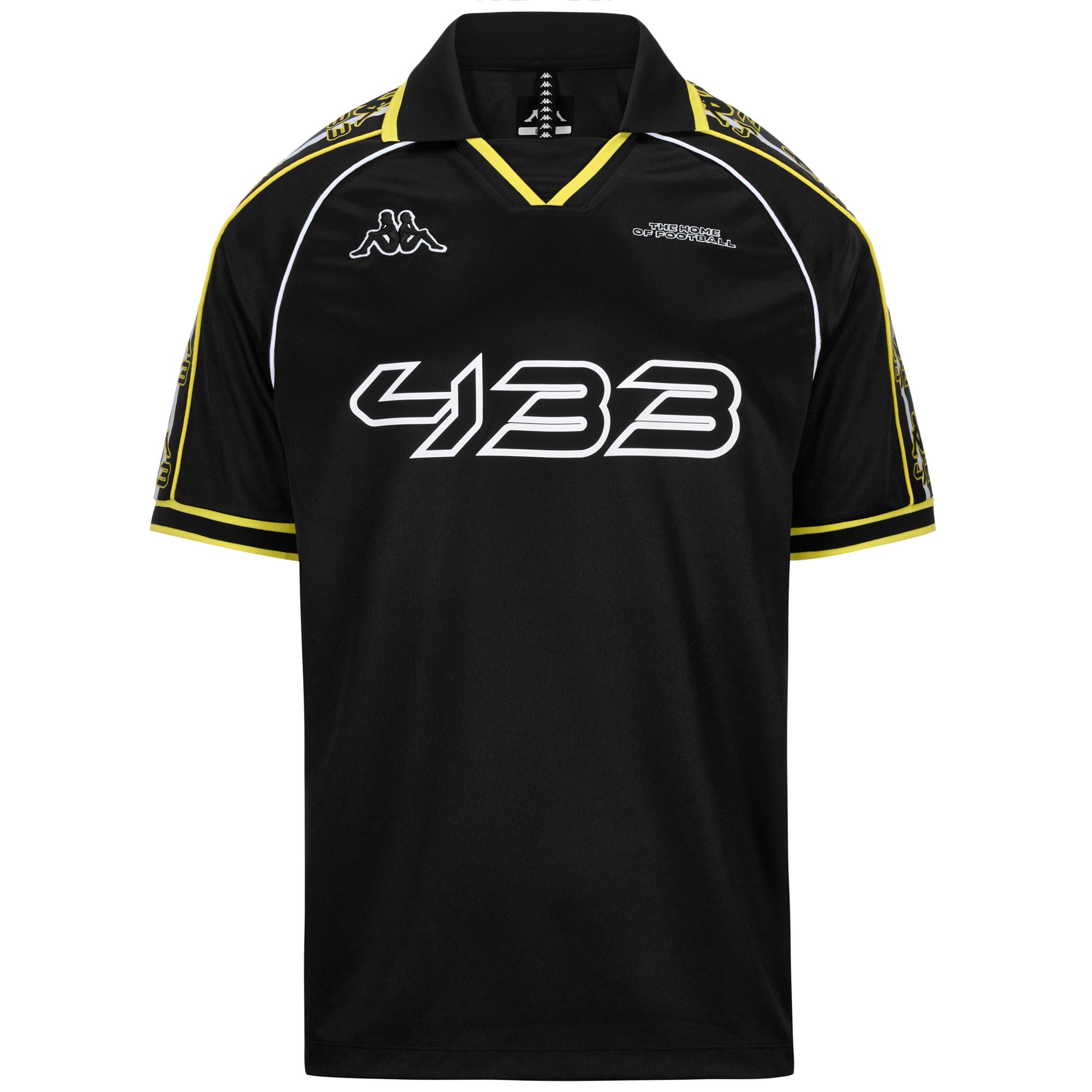 222 BANDA ROMBAT 433 Black-white-yellow Blazing | Kappa sale
