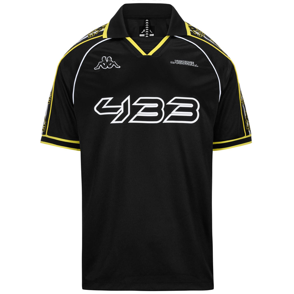 222 BANDA ROMBAT 433 Black-white-yellow Blazing | Kappa sale