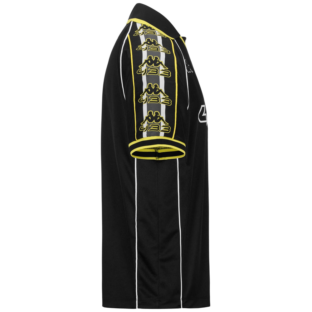 222 BANDA ROMBAT 433 Black-white-yellow Blazing | Kappa sale