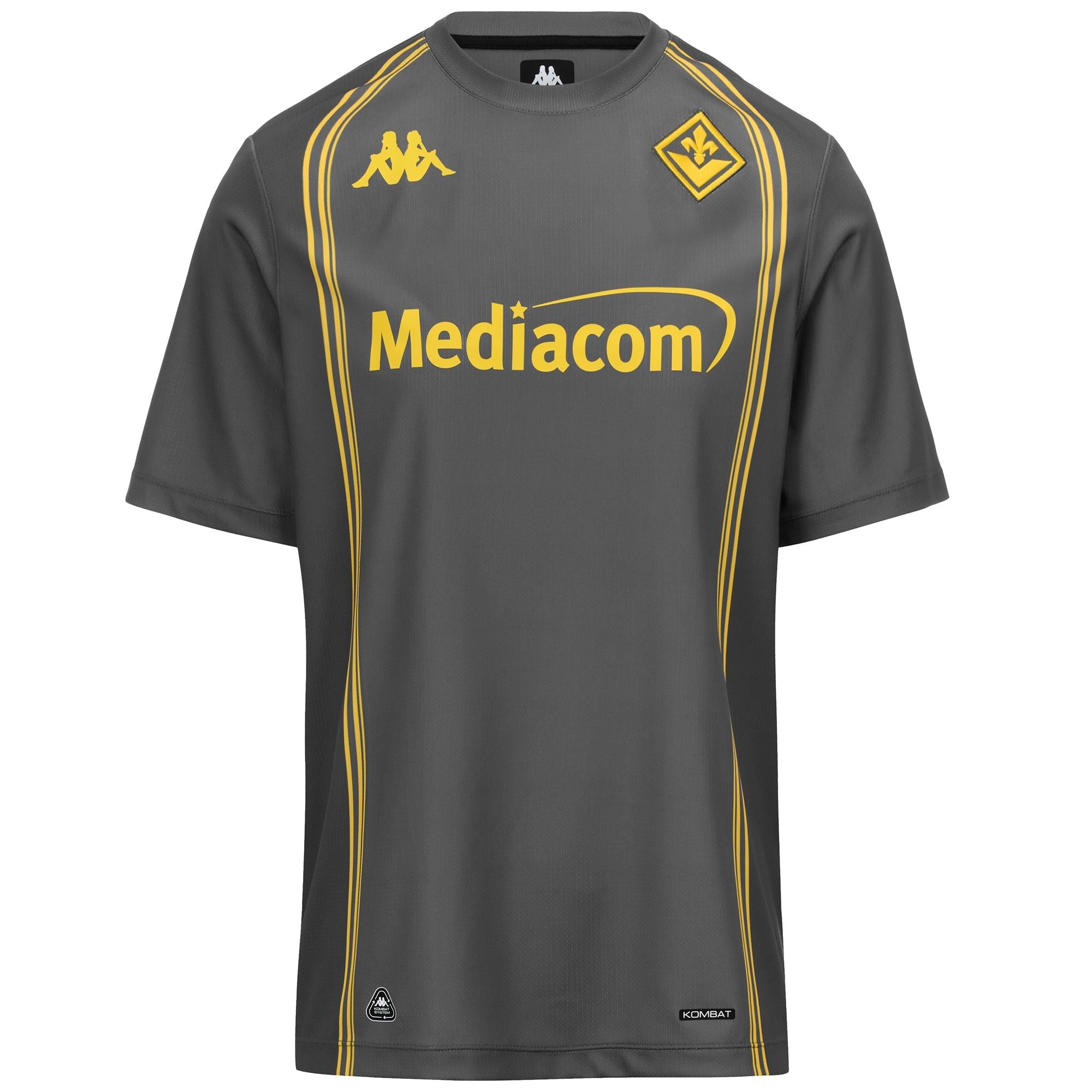 KOMBAT 2026 GK FIORENTINA Grey Poppy-grey Shadow Dk-yellow Bumblebee | Kappa near me