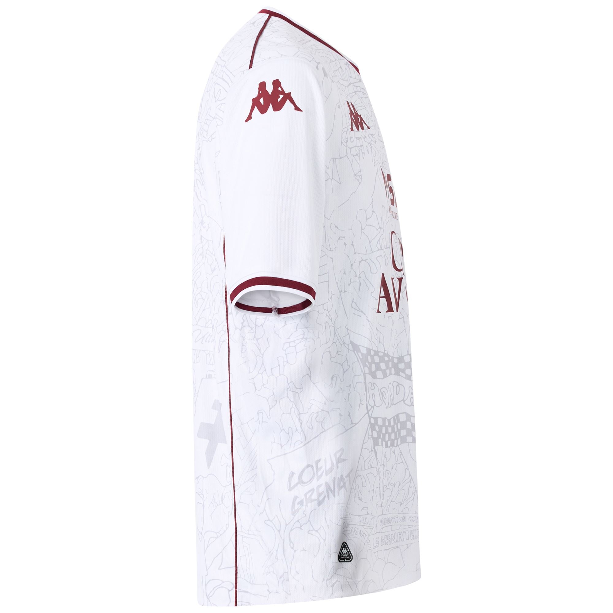 KOMBAT 2026 AWAY FC METZ White-red Granata-sponsor | Kappa online
