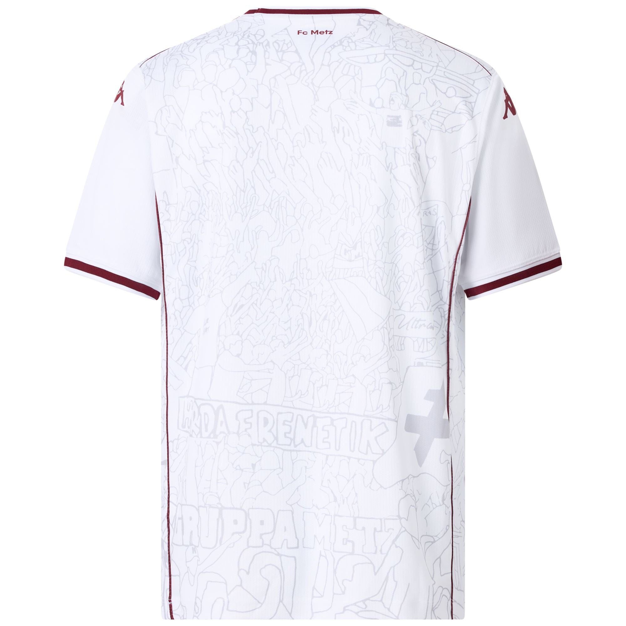 KOMBAT 2026 AWAY FC METZ White-red Granata-sponsor | Kappa online